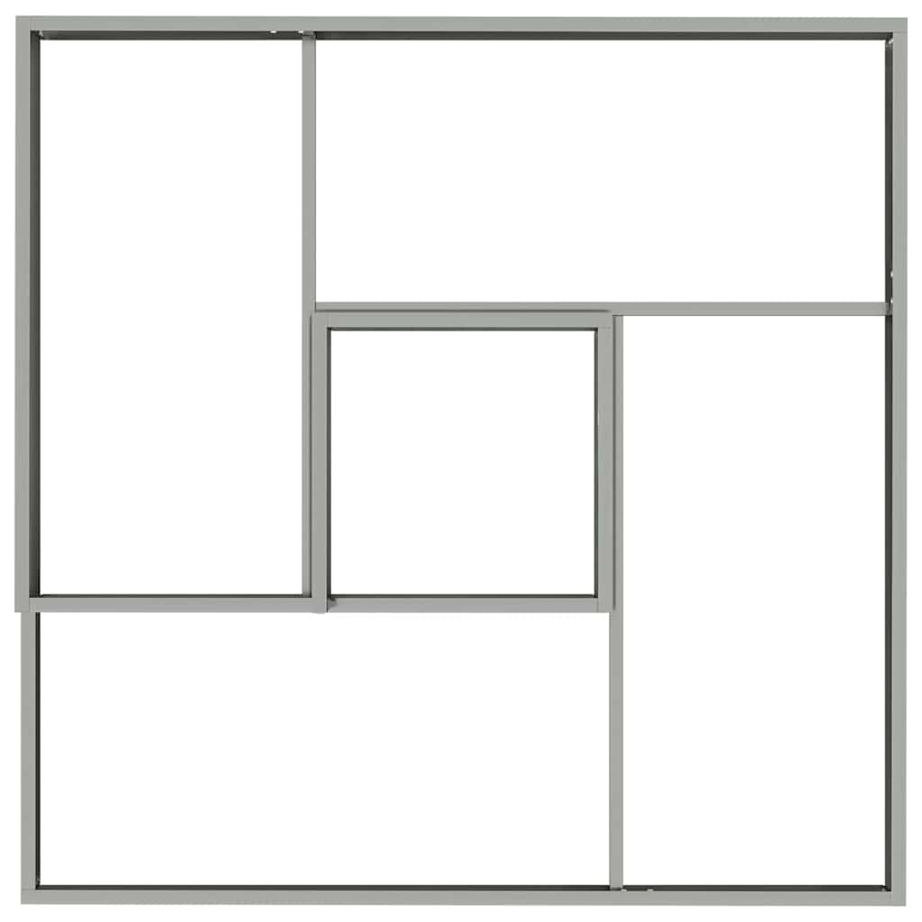 Vaso da giardino Argento 100 x 100 x 50 cm Acciaio zincato