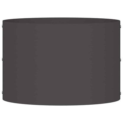 Vaso da giardino Nero 30 x 30 x 20 cm Acciaio