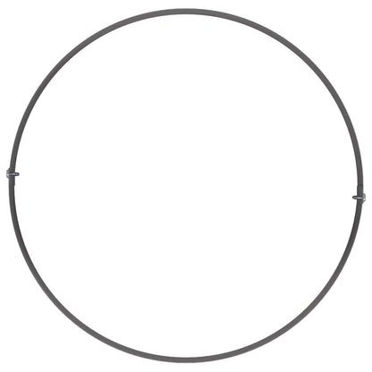 Vasi da giardino 5 pcs Nero 30 x 30 x 20 cm Acciaio