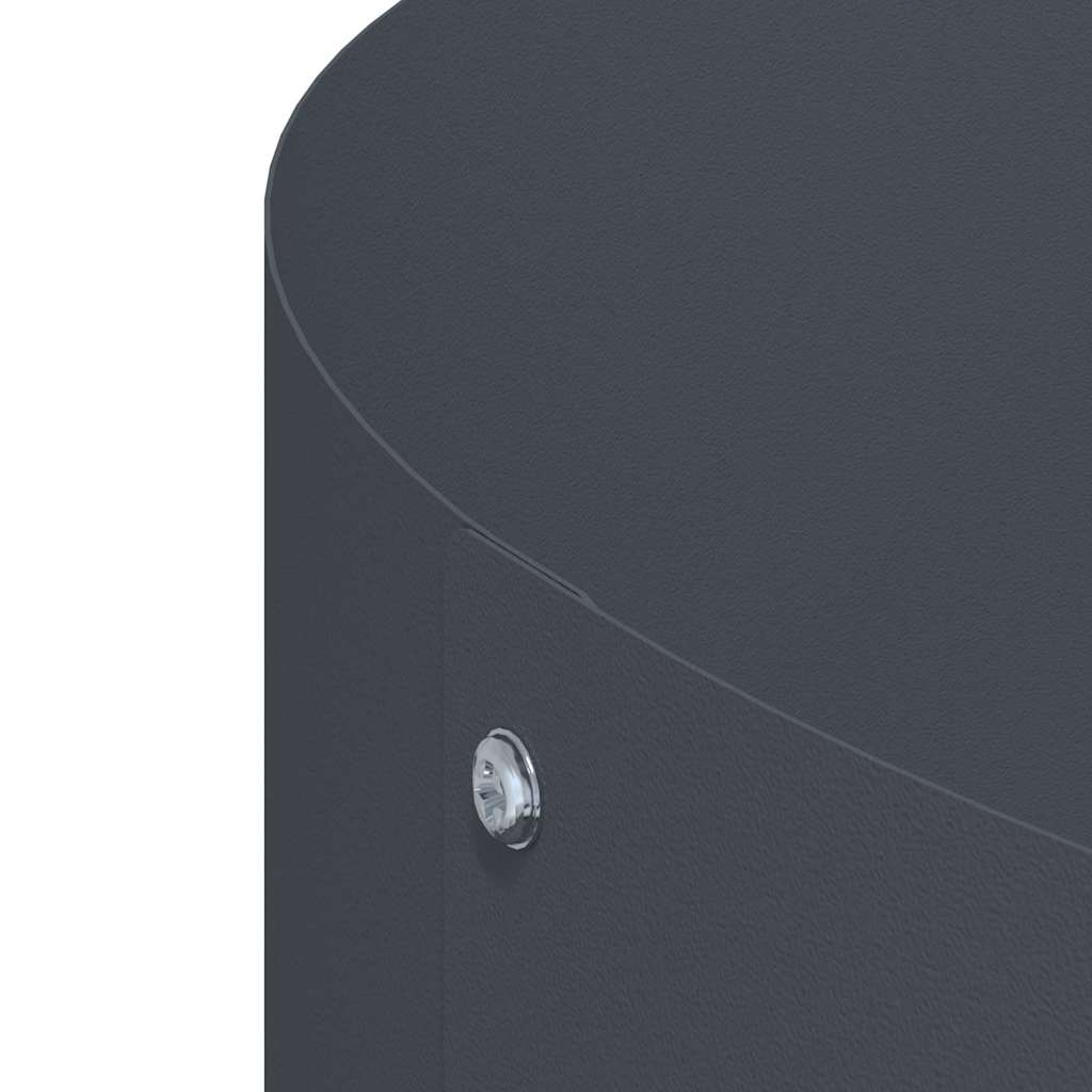 Vaso da giardino Antracite 30 x 30 x 20 cm