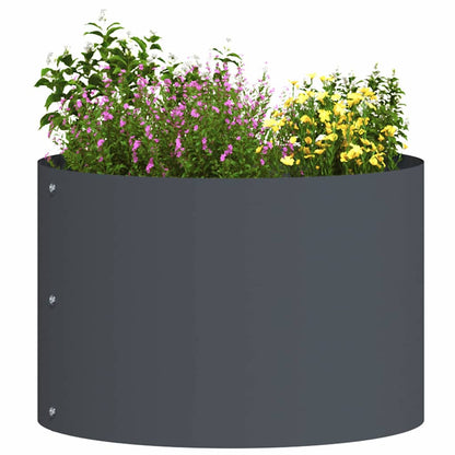 Vaso da giardino 5 pcs Antracite 30 x 30 x 20 cm