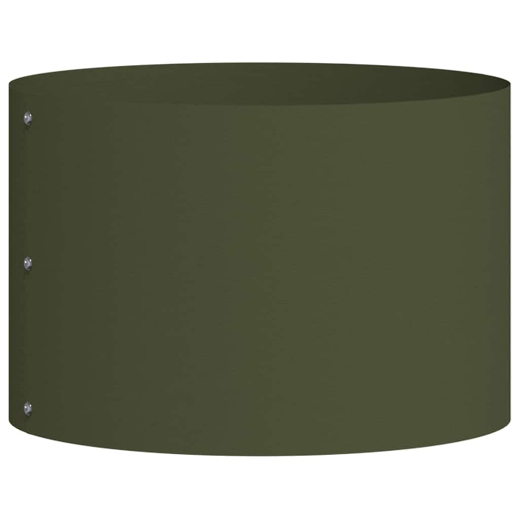 Vaso da giardino Verde oliva 30 x 30 x 20 cm