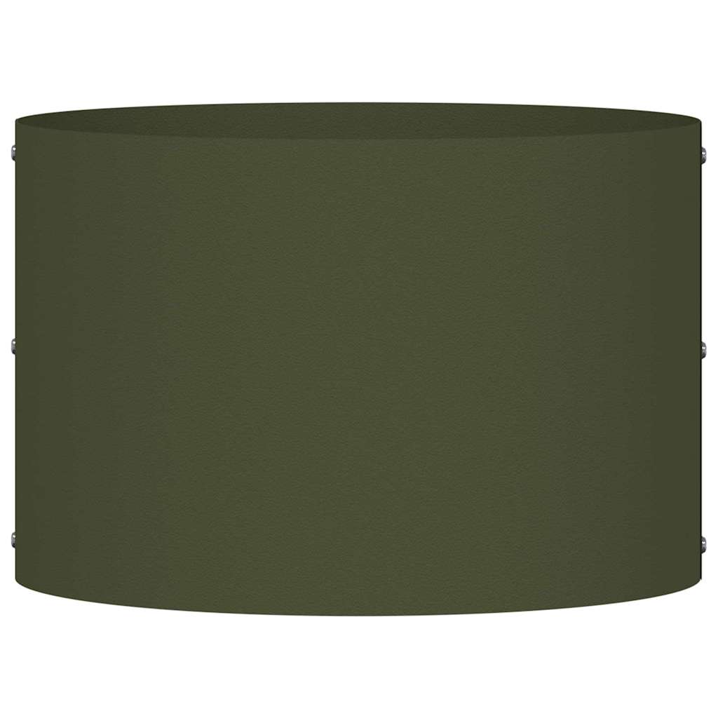 Vaso da giardino Verde oliva 30 x 30 x 20 cm