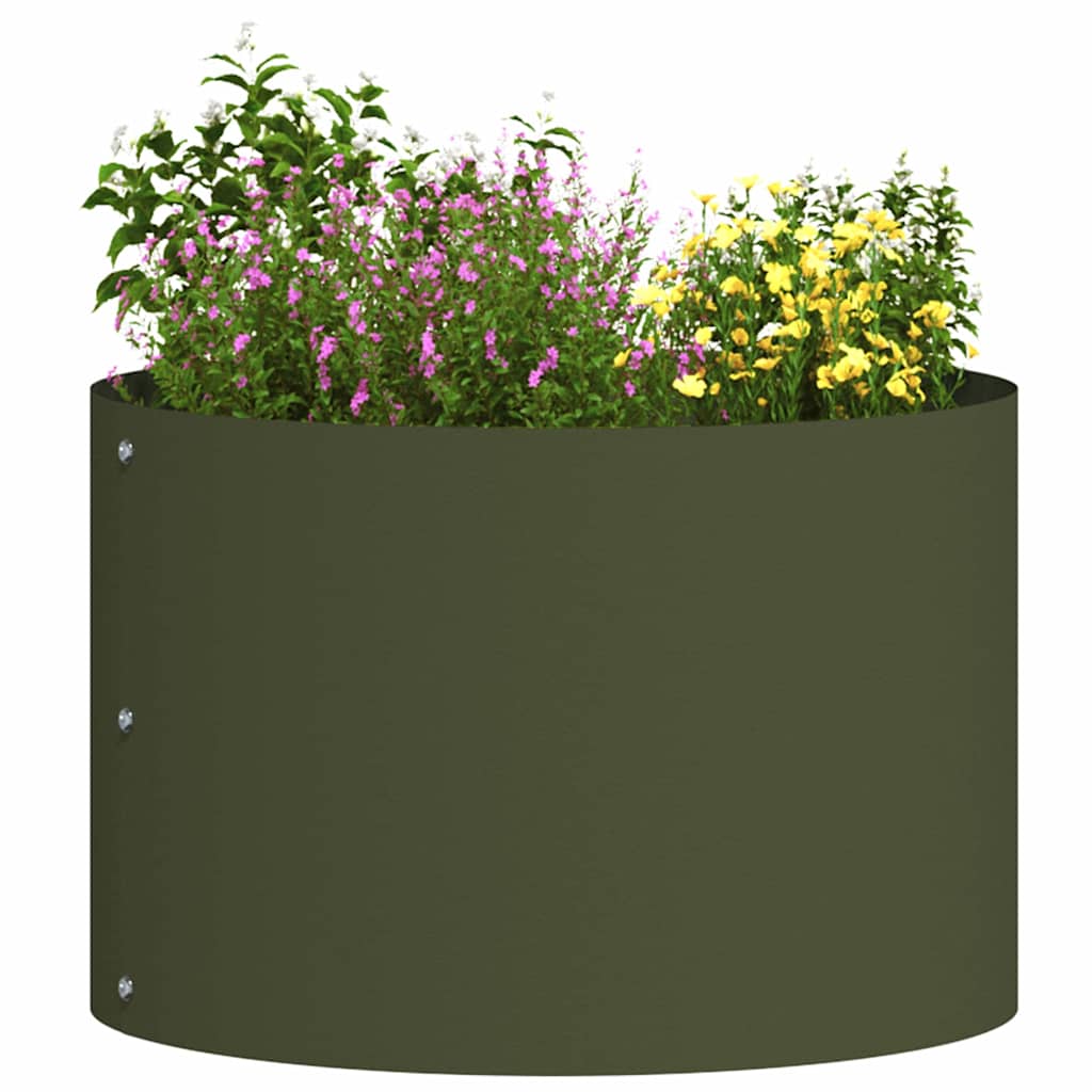 Vaso da giardino Verde oliva 30 x 30 x 20 cm