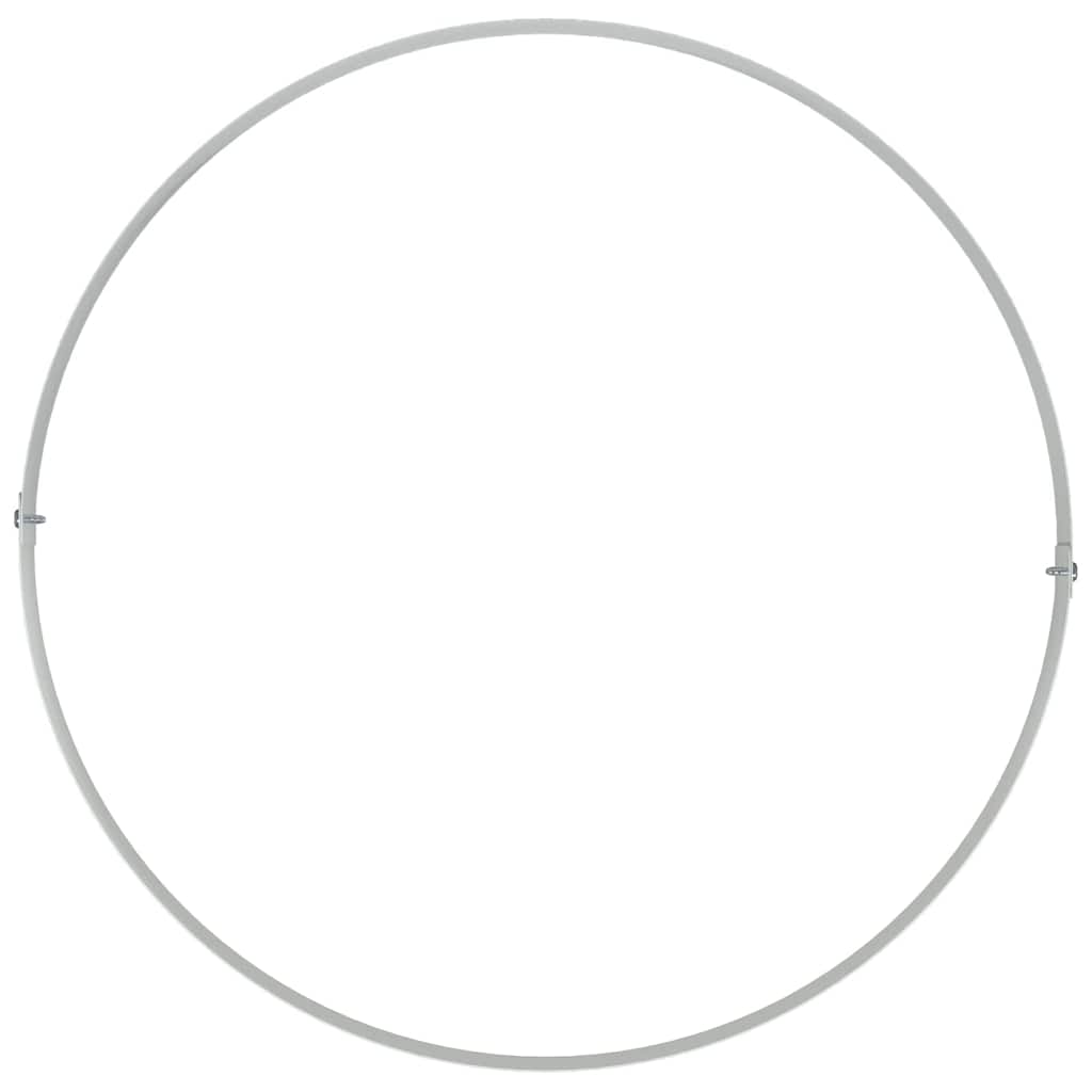 Vaso da giardino Bianco 40 x 40 x 20 cm Acciaio