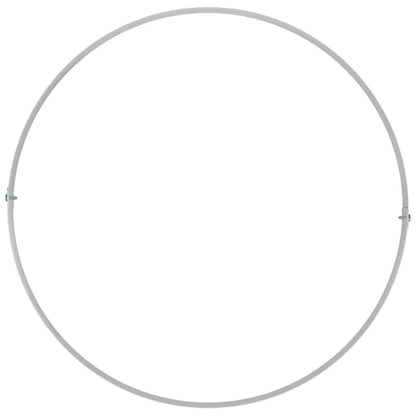 Vaso da giardino Bianco 40 x 40 x 20 cm Acciaio