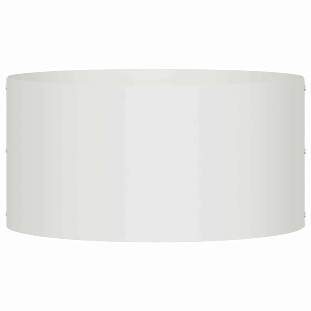 Vaso da giardino 5 pcs Bianco 40 x 40 x 20 cm
