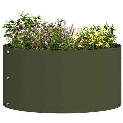 Vaso da giardino 5 pcs Verde oliva 40 x 40 x 20 cm