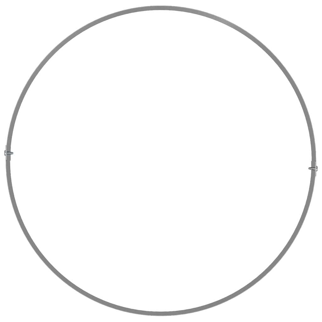 Anello per vaso 5 pcs Argento 40 x 40 x 20 cm Acciaio zincato