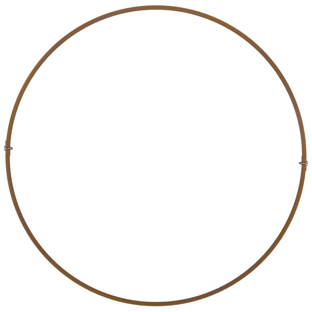 Anello per vaso 5 pcs Marrone 40 x 40 x 20 cm Acciaio CorTen