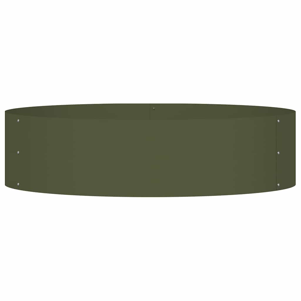 Vaso da giardino 5 pcs Verde oliva 80 x 80 x 20 cm