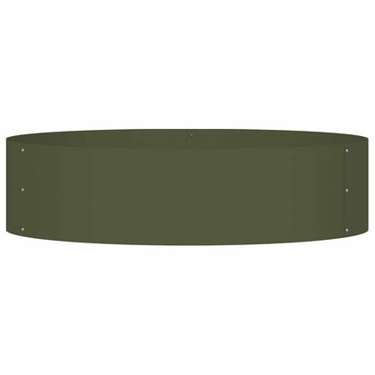 Vaso da giardino 5 pcs Verde oliva 80 x 80 x 20 cm