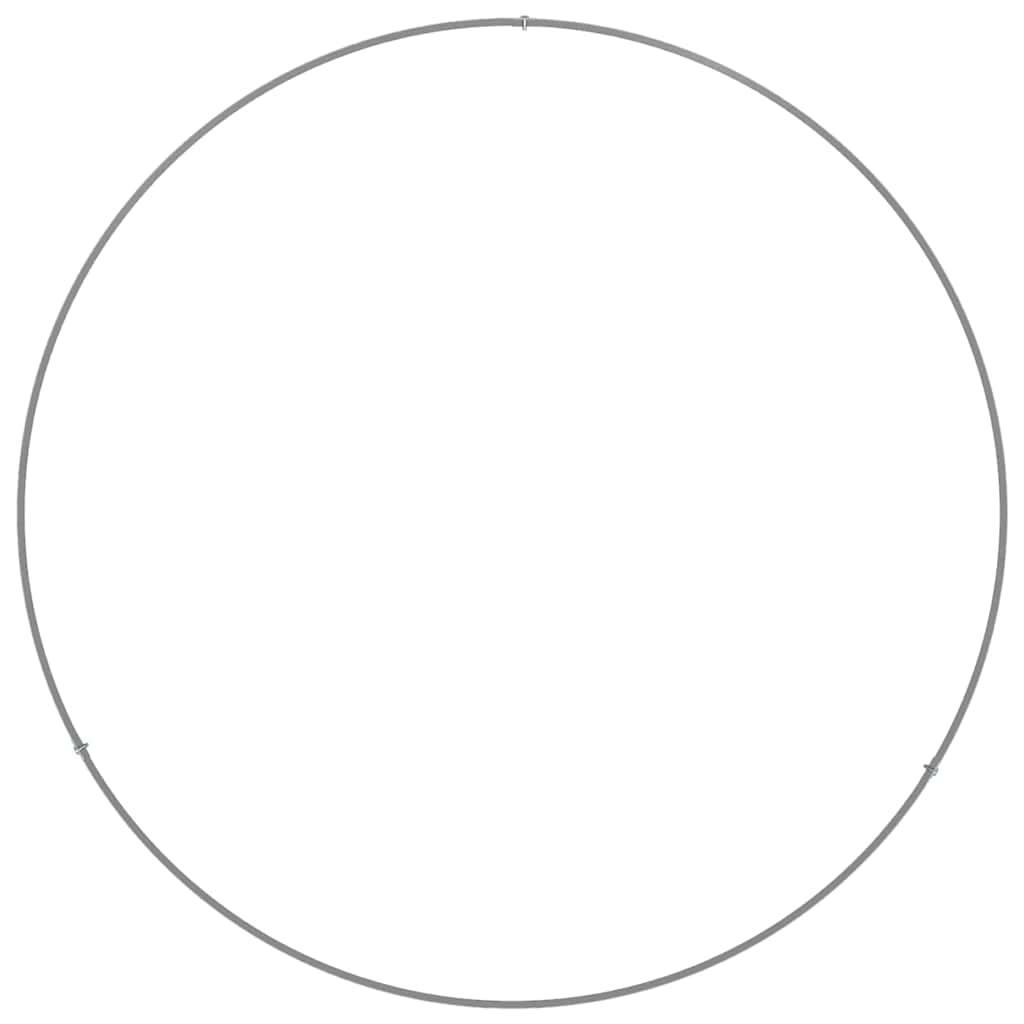 Anello per vaso Argento 80 x 80 x 20 cm Acciaio zincato | homemem39