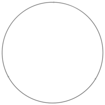 Anello per vaso Argento 80 x 80 x 20 cm Acciaio zincato | homemem39