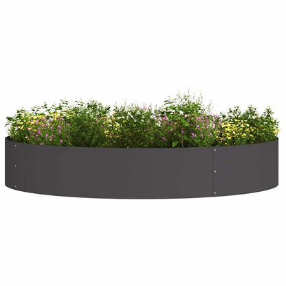 Vaso da giardino Nero 120 x 120 x 20 cm