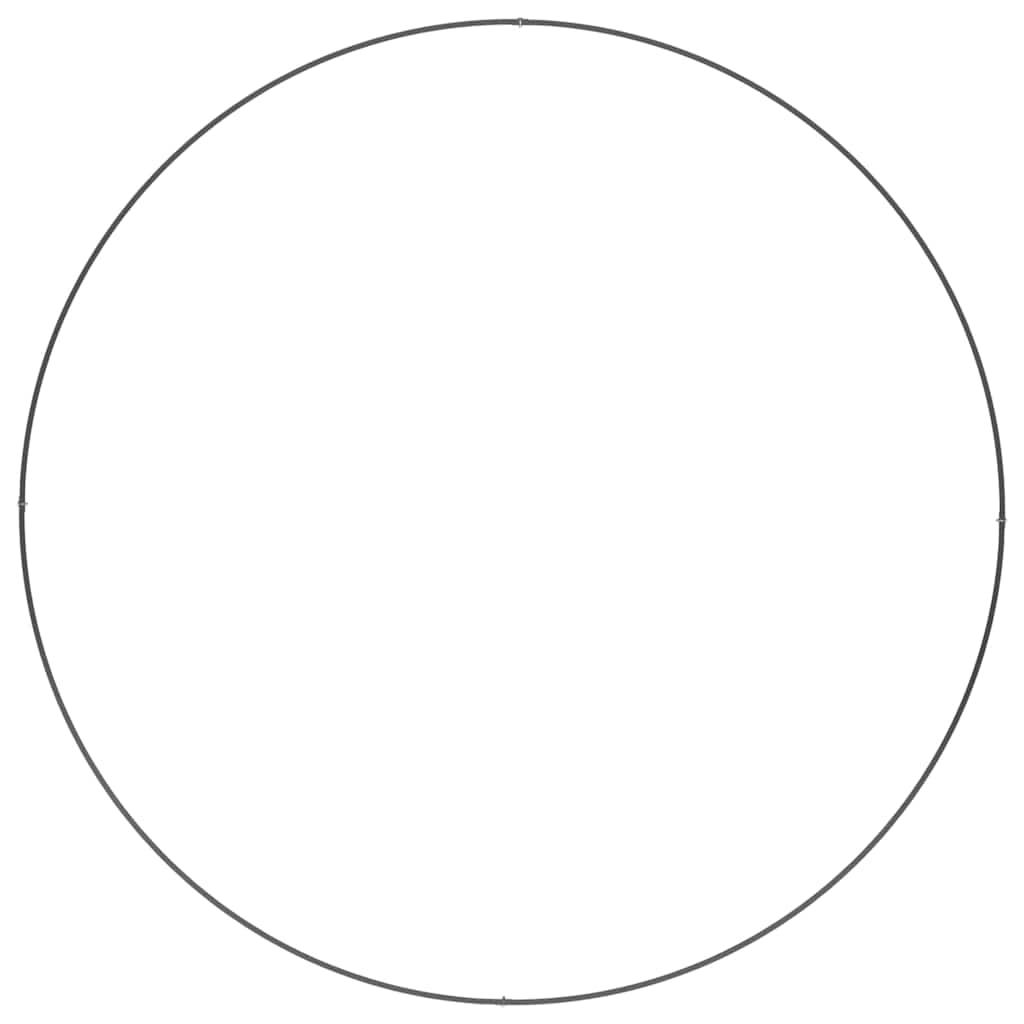 Vaso da giardino Nero 120 x 120 x 20 cm