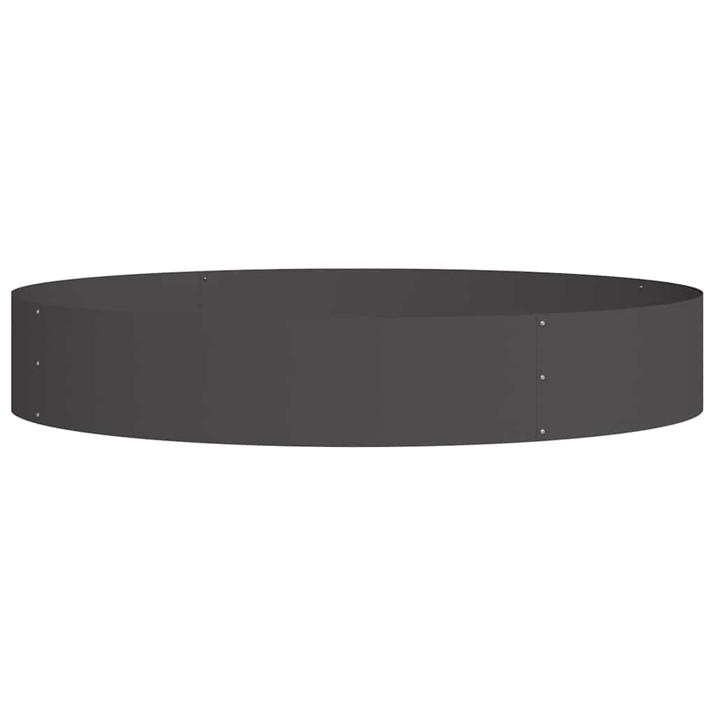 Vaso da giardino 5 pcs Nero 120 x 120 x 20 cm