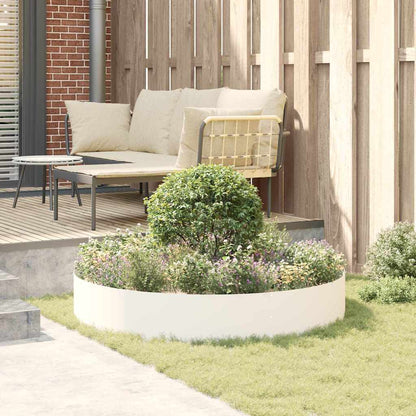 Vaso da giardino Bianco 120 x 120 x 20 cm