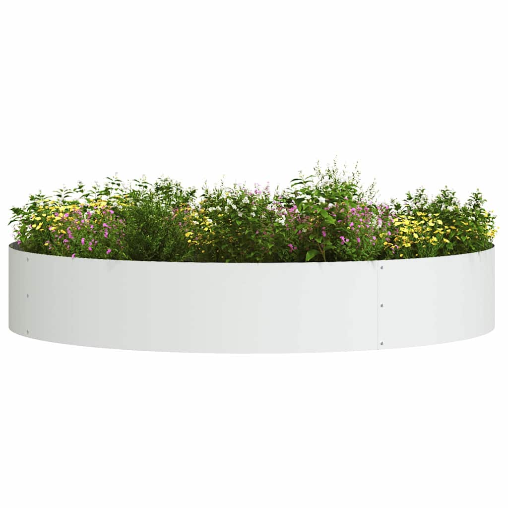 Vaso da giardino Bianco 120 x 120 x 20 cm