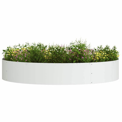 Vaso da giardino Bianco 120 x 120 x 20 cm