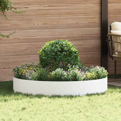 Vaso da giardino 5 pcs Bianco 120 x 120 x 20 cm