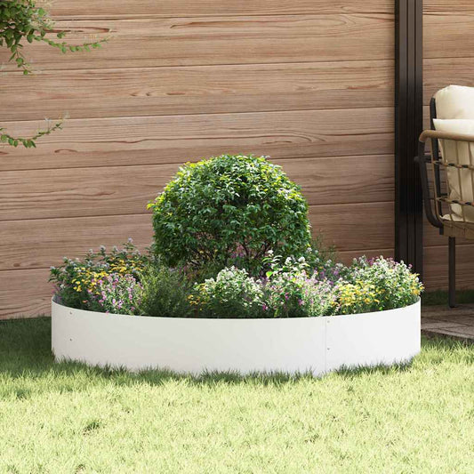Vaso da giardino 5 pcs Bianco 120 x 120 x 20 cm