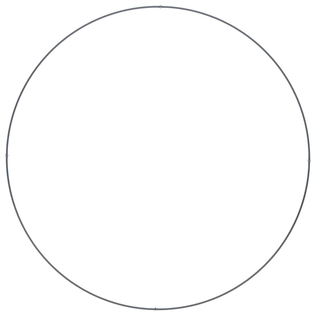 Vasi da giardino 5 pcs Antracite 120 x 120 x 20 cm Acciaio