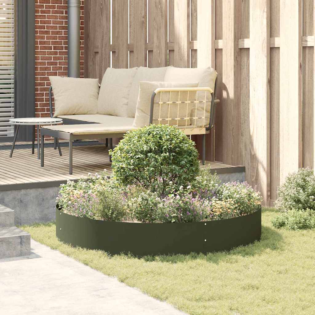 Anello per vaso Verde oliva 120 x 120 x 20 cm | homemem39