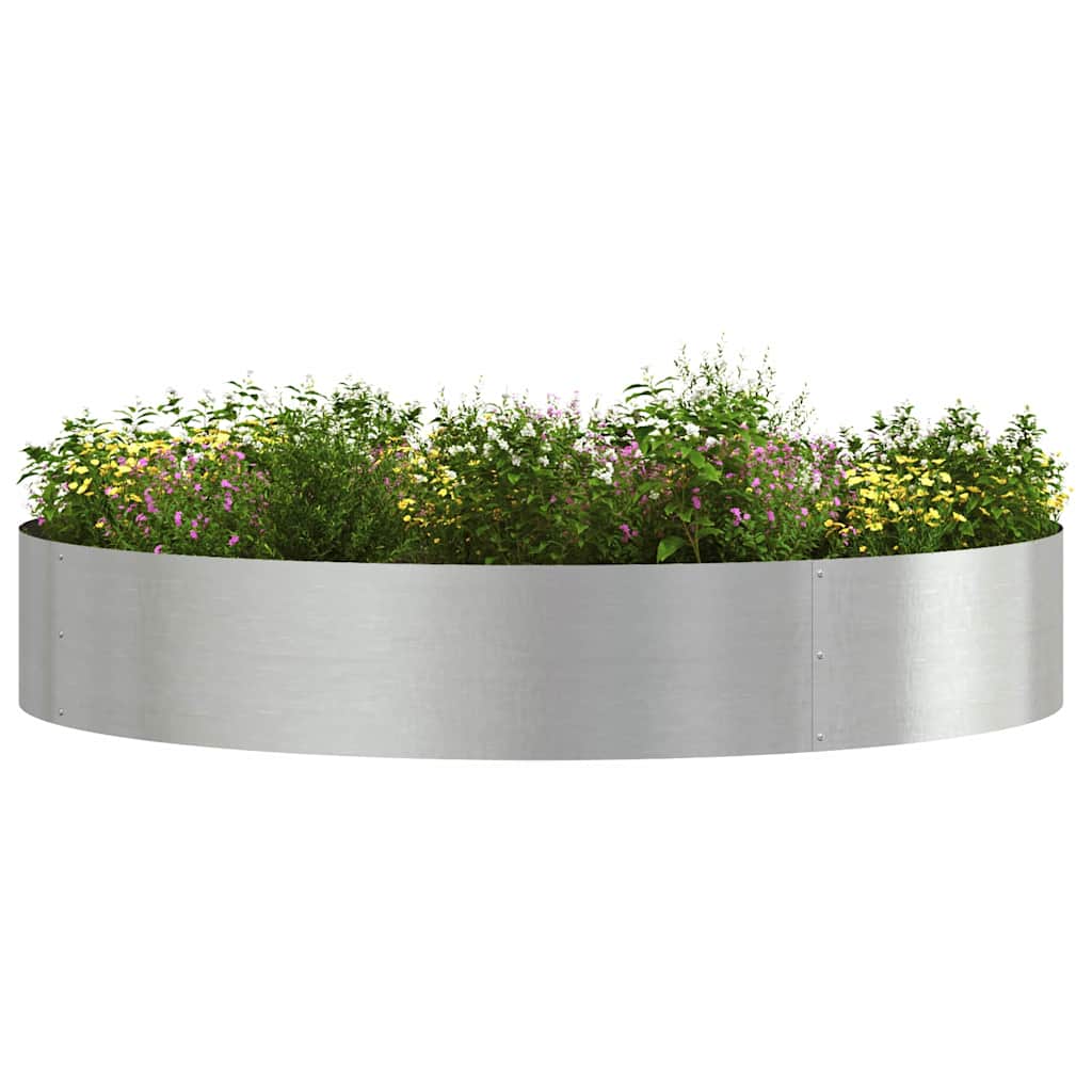 Vaso da giardino 5 pcs Argento 120 x 120 x 20 cm