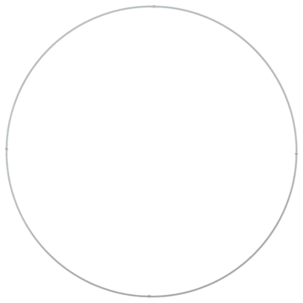 Vaso da giardino Argento 120 x 120 x 20 cm Acciaio zincato