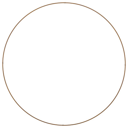 Anello per vaso Marrone 120 x 120 x 20 cm Acciaio CorTen