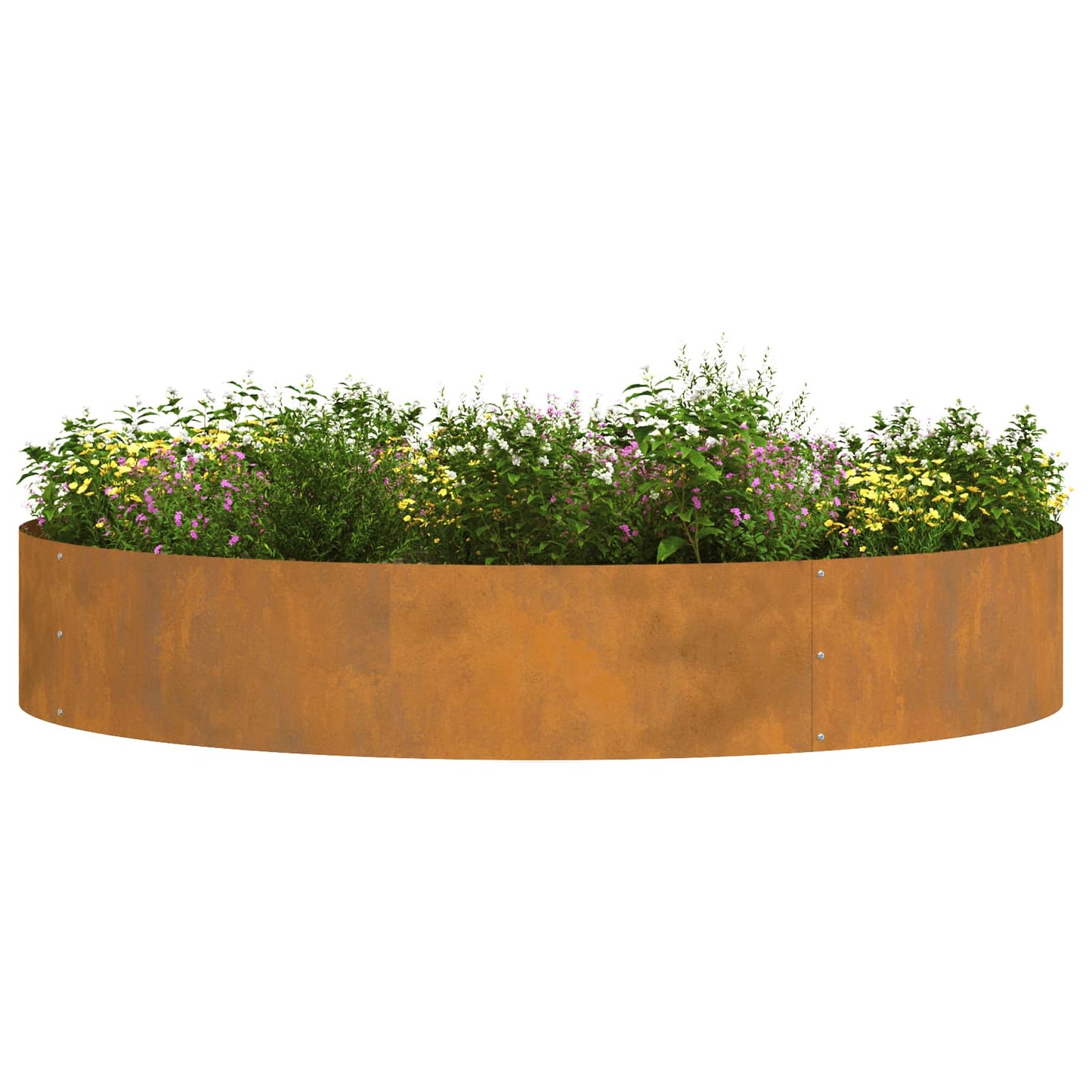 Anello per vaso 5 pcs Marrone 120 x 120 x 20 cm Acciaio CorTen