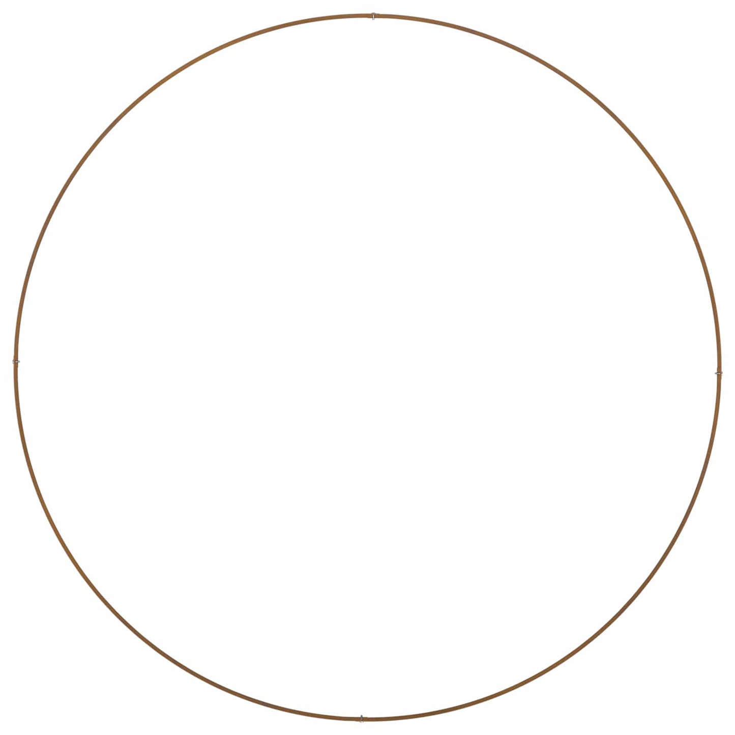 Anello per vaso 5 pcs Marrone 120 x 120 x 20 cm Acciaio CorTen