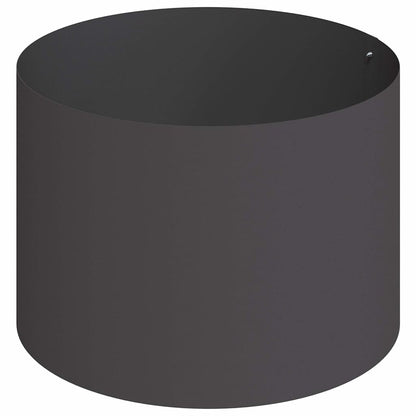 Vaso da giardino Nero 90 x 90 x 20 cm Acciaio laminato a freddo