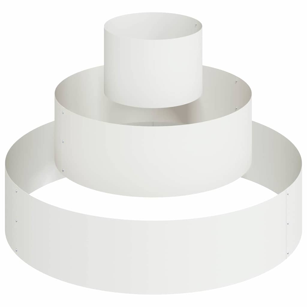 Vaso da giardino Bianco 90 x 90 x 20 cm