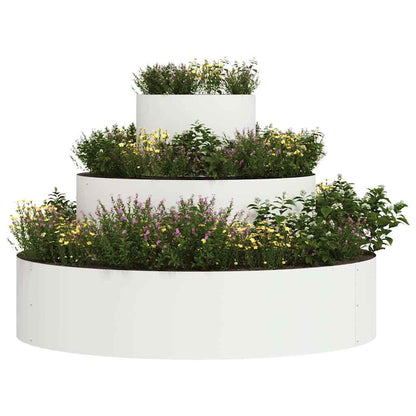 Vaso da giardino Bianco 90 x 90 x 20 cm