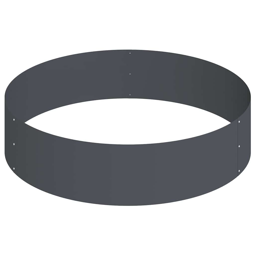 Vaso da giardino Antracite 90 x 90 x 20 cm | homemem39