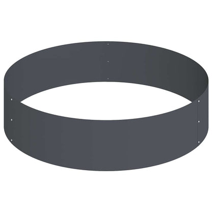 Vaso da giardino Antracite 90 x 90 x 20 cm | homemem39