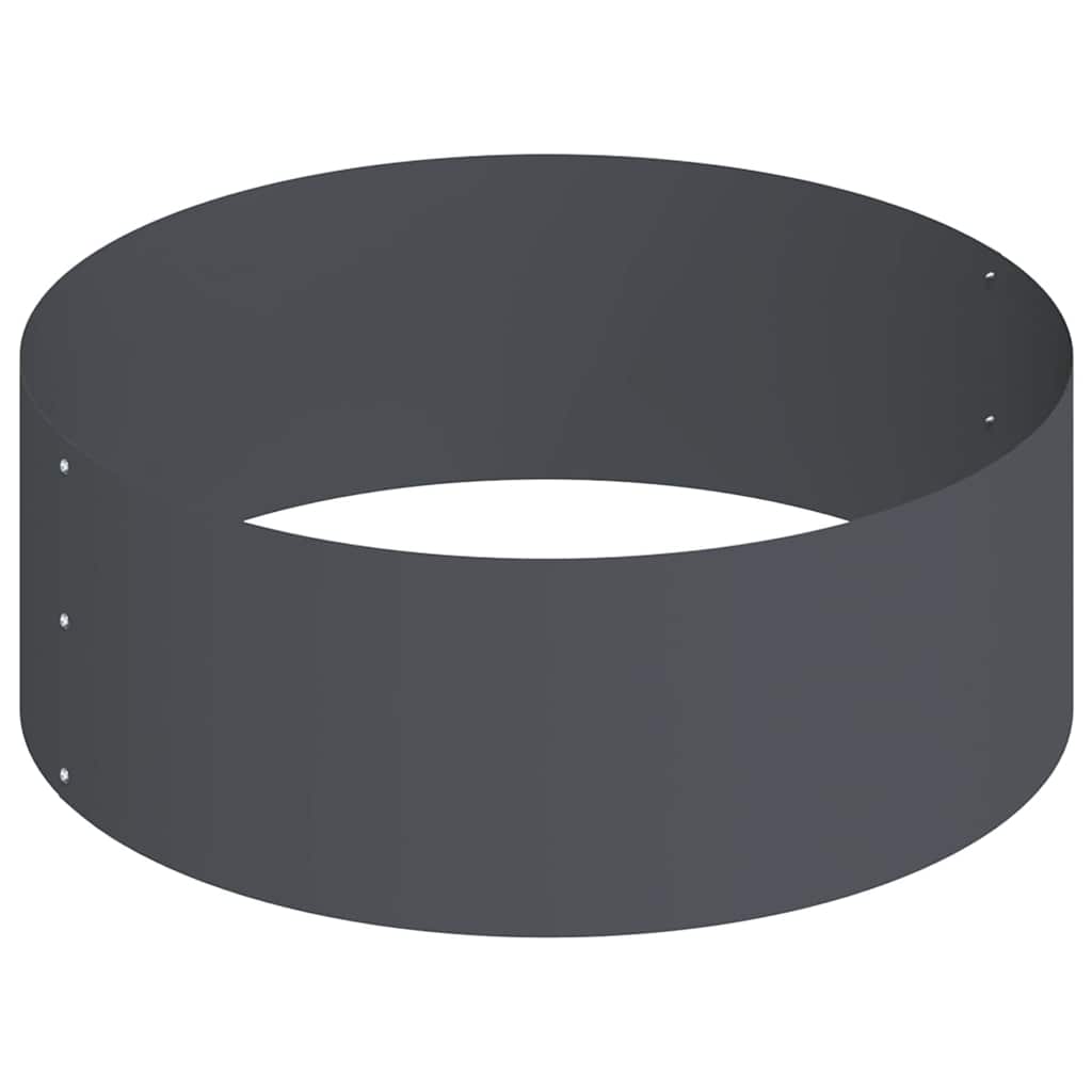 Vaso da giardino Antracite 90 x 90 x 20 cm | homemem39