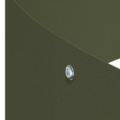 Vaso da giardino Verde oliva 90 x 90 x 20 cm