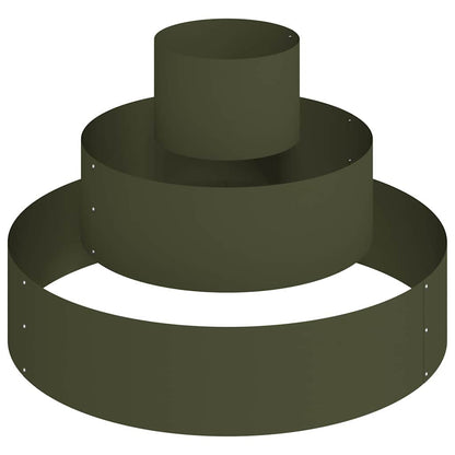 Vaso da giardino Verde oliva 90 x 90 x 20 cm