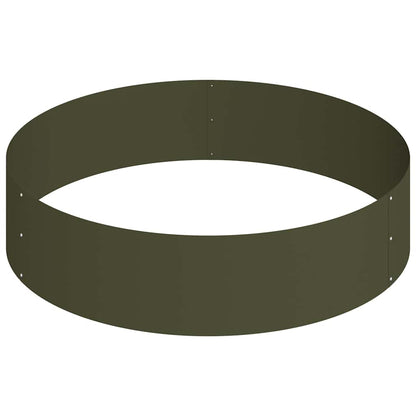 Vaso da giardino Verde oliva 90 x 90 x 20 cm