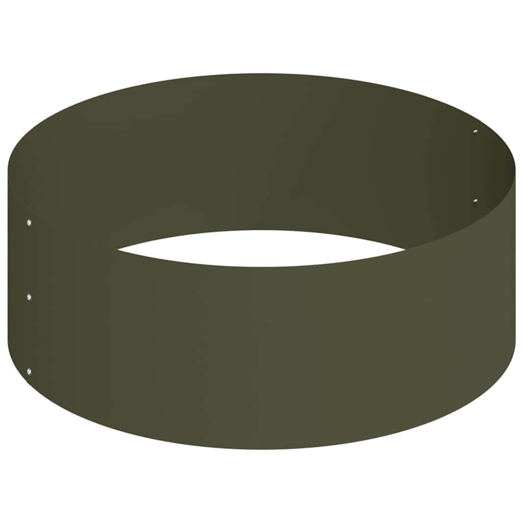 Vaso da giardino Verde oliva 90 x 90 x 20 cm