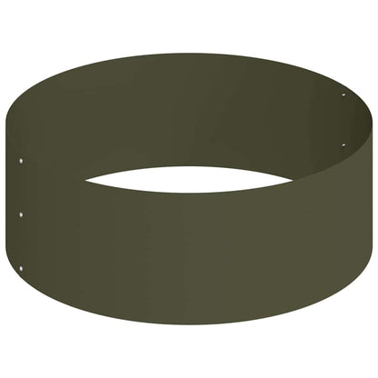 Vaso da giardino Verde oliva 90 x 90 x 20 cm