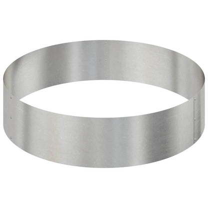 Vaso da giardino Argento 90 x 90 x 20 cm Acciaio inossidabile