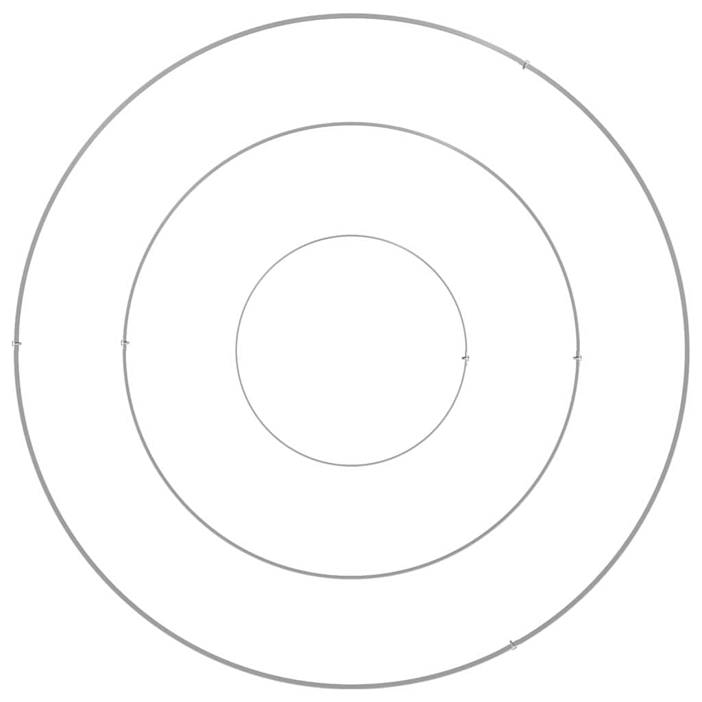 Vaso da giardino Argento 90 x 90 x 20 cm Acciaio inossidabile