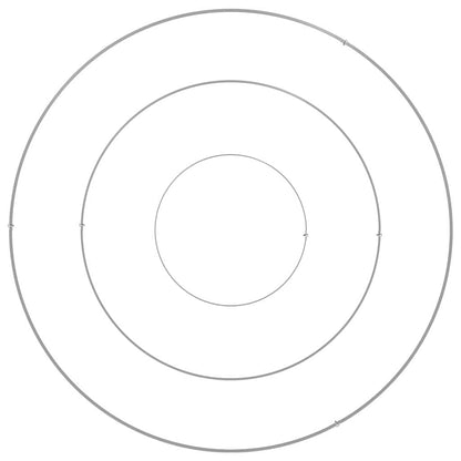 Vaso da giardino Argento 90 x 90 x 20 cm Acciaio inossidabile