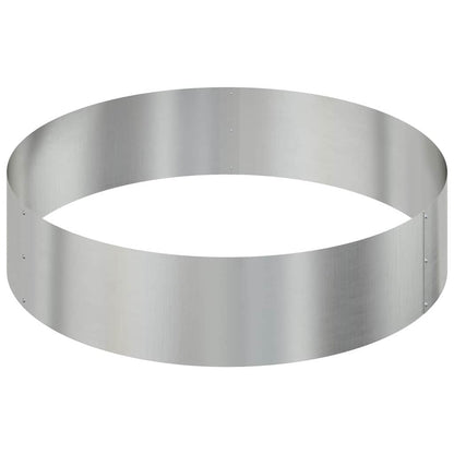 Vaso da giardino Argento 90 x 90 x 20 cm Acciaio zincato