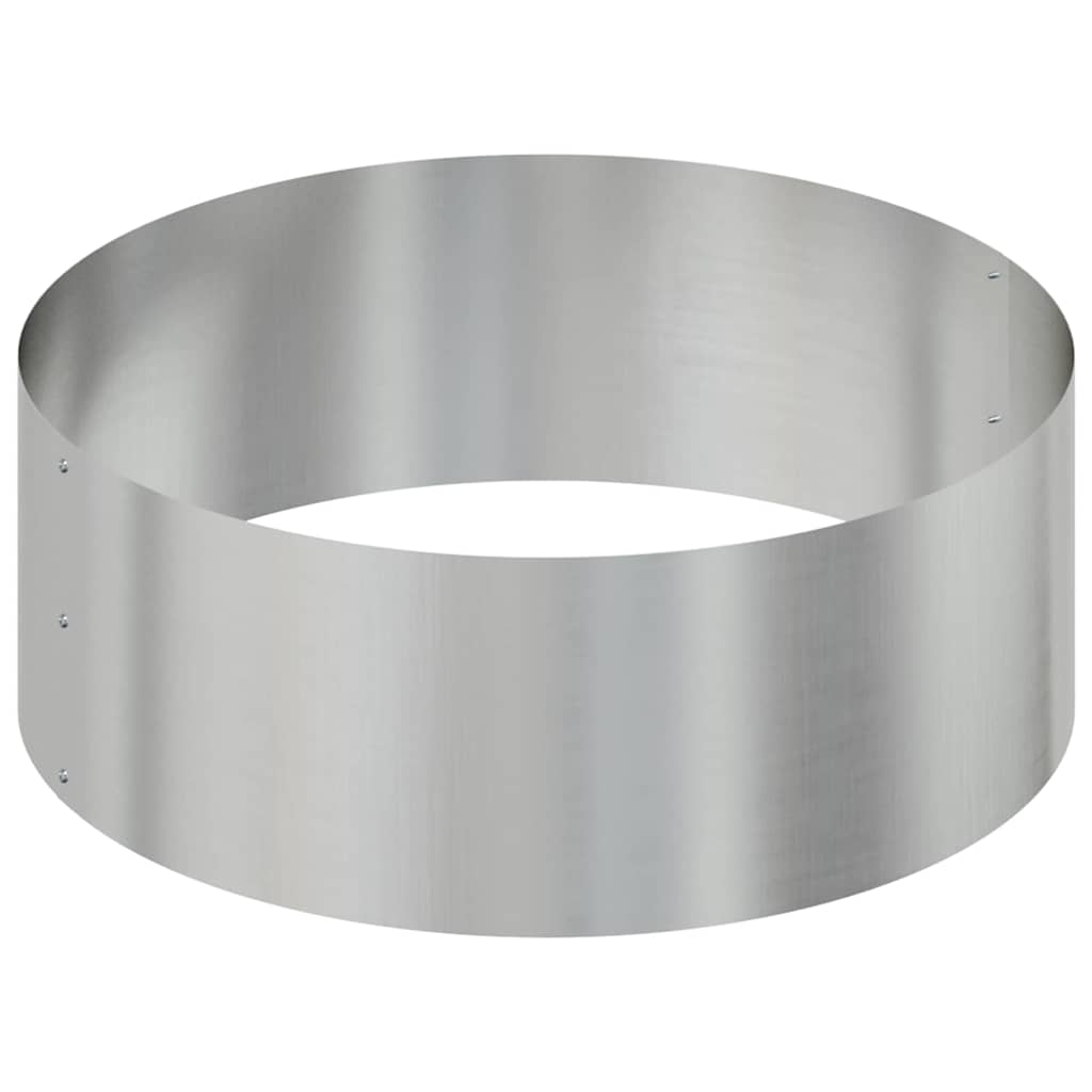 Vaso da giardino Argento 90 x 90 x 20 cm Acciaio zincato