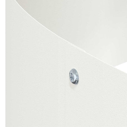 Vaso da giardino Bianco 120 x 120 x 20 cm | homemem39